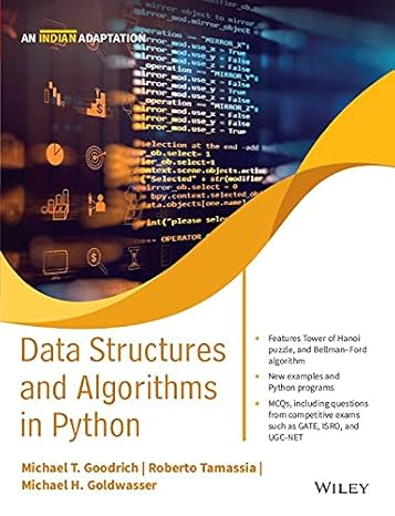 Data Structures and Algorithms in Python